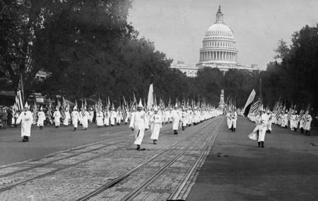 The Klan in D.C. in 1925.